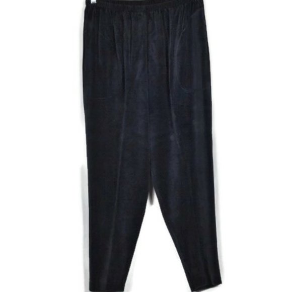 The La Costa Spa Black Women's 2 Piece Pants Top Set Outift Size Large 037 - Picture 7 of 7